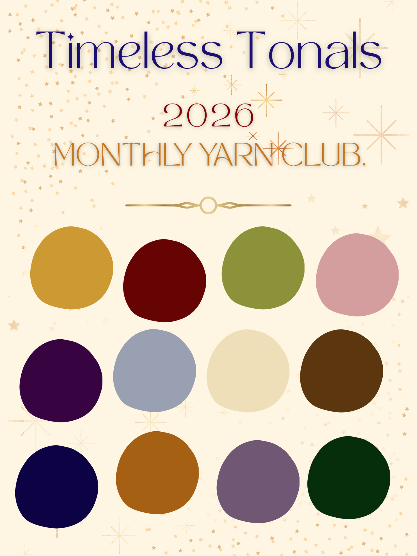 'Parchment' | Timeless Tonals Yarn Club