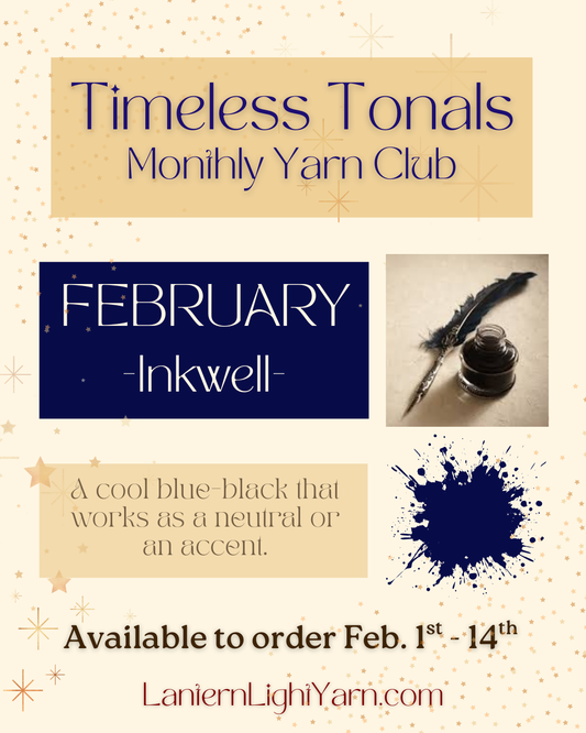 'Inkwell' | Timeless Tonals Yarn Club