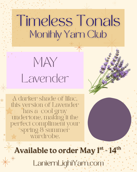 'Lavender' | Timeless Tonals Yarn Club