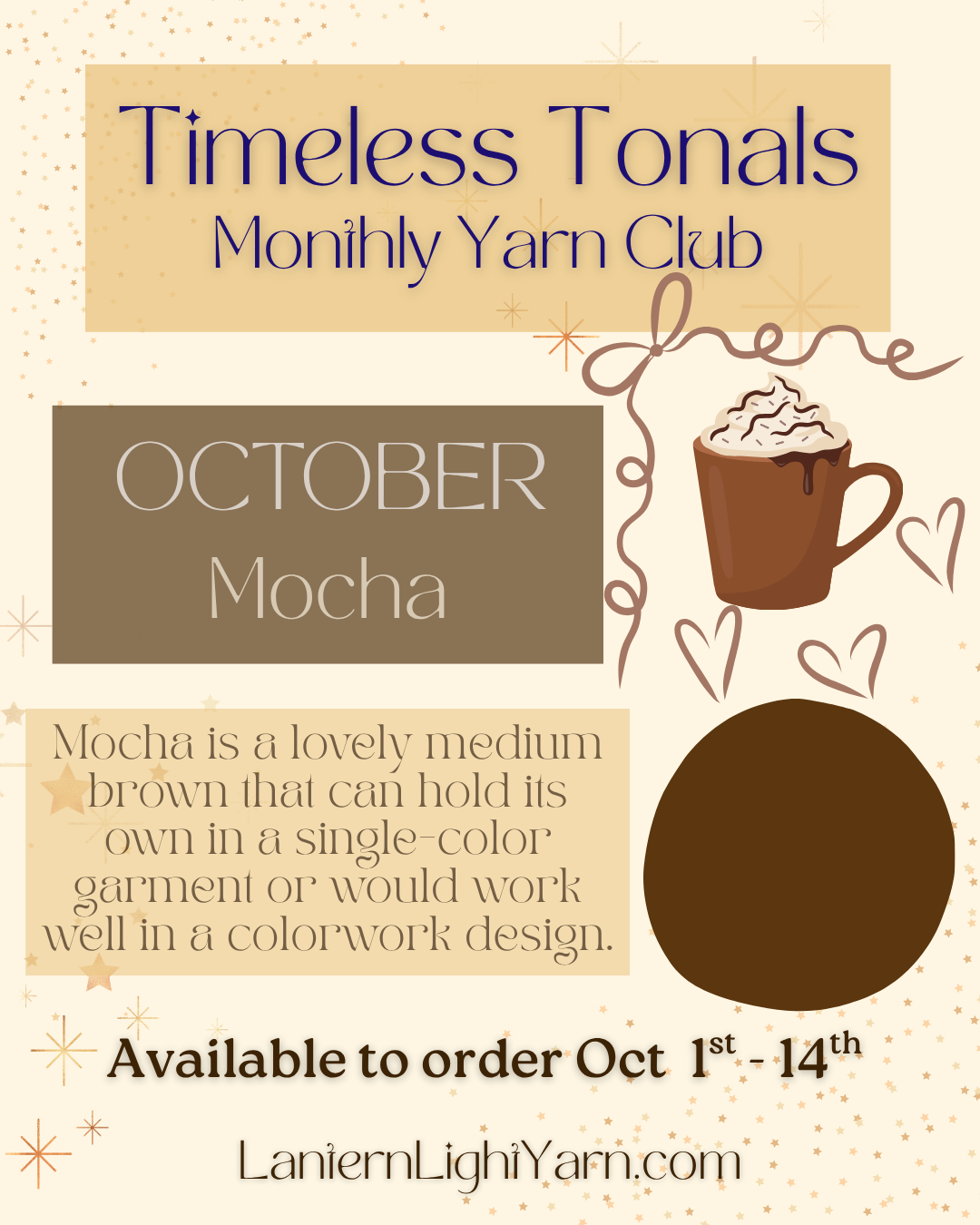 'Mocha' | Timeless Tonals Yarn Club