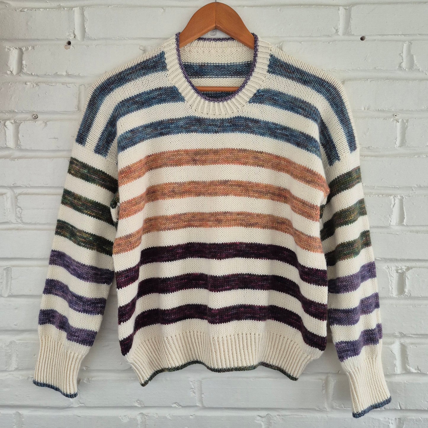 DINO Stripe Hype Sweater Kit | Jurassic Yarn Collection