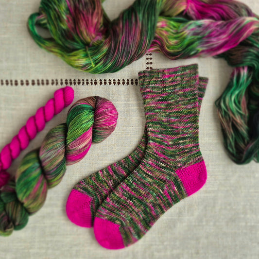 Clever Girl Sock Set | Jurassic Yarn Collection